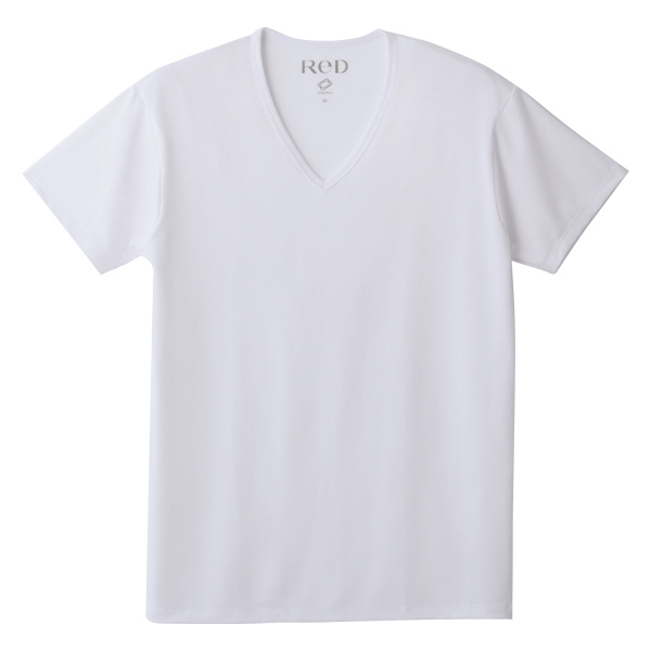 ReD バイタルテックシリーズ Vネックインナー（男性用） ホワイト L