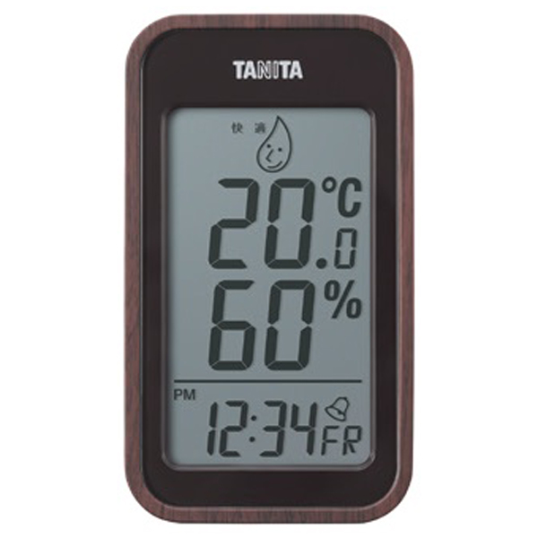 時計付デジタル温湿度計／タニタ　
