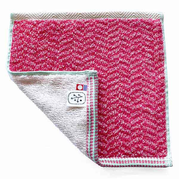 今治ハンカチタオル ボニー レッド