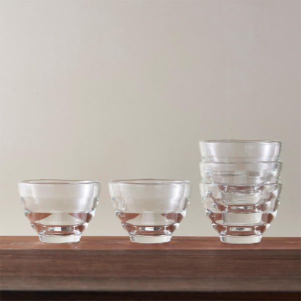 ハリオ 耐熱ガラスカップ5個セット